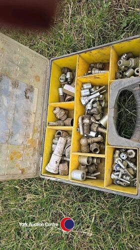 Box of hydraulic fittings
