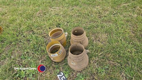 4 x Comer wide angle PTO guards