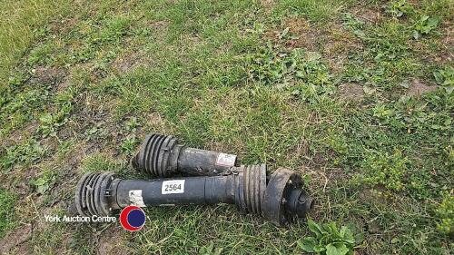 2 x PTO shaft and slip clutch to fit Kuhn straw blower and spare shaft, vgc