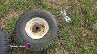 2 x wheels 6.00-9 new tyres - 2