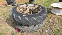 Dual wheels 5 star, 13.6 x 12.38