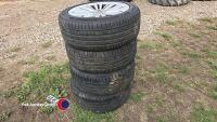 Vauxhall alloys and tyres 245/45R18, all good tyres