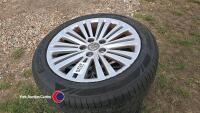 Vauxhall alloys and tyres 245/45R18, all good tyres - 2