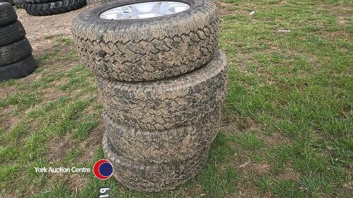 Ford Ranger alloy and tyres 265/60R17, good tyres, all hold air