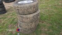 Ford Ranger alloy and tyres 265/60R17, good tyres, all hold air