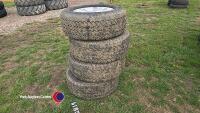 Ford Ranger alloy and tyres 265/60R17, good tyres, all hold air - 4