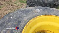 2 x Nokian 600/50R22.5 8 stud wheels good - 3