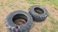 2 x 15.0/55-17 tyres - 2