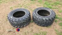 2 x 15.0/55-17 tyres - 4