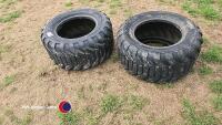 2 x 15.0/55-17 tyres - 5