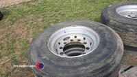 4 x super single wheels and tyres - 2