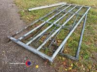 2 x10ft steel Gates - 4