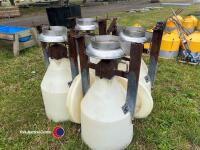 4 x lean machine weaner feeders - 2