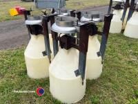 4 x lean machine weaner feeders - 4
