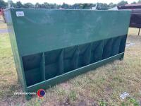 2 x single side 8 space pig feeder - 2
