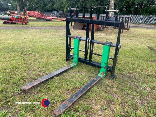 Set of pallet tines