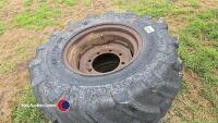 2 x Mitas 405/70-20 (16.0/70-20) 8 stud wheels - 2
