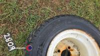 2 x 20x12.00-10 4 stud trailer wheels - 3
