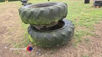 Stocks dual wheels 16.9-38, no clamps - 4