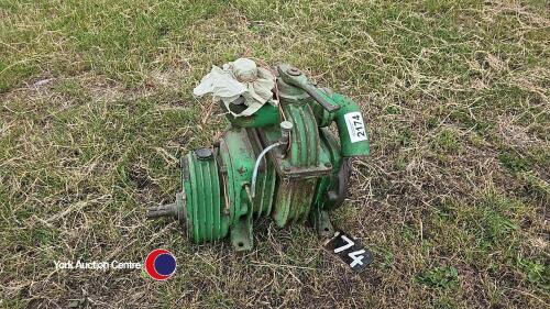Slurry vacuum pump removed from scrapped tanker, gwo