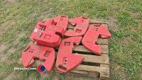 Case weights, full set c/w pin