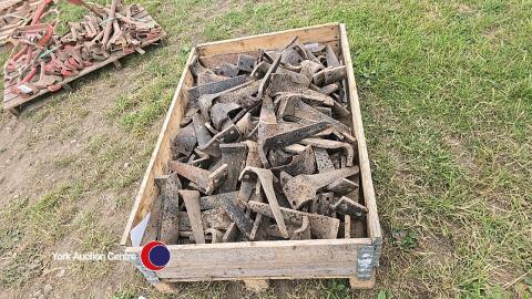 Pallet of power harrow tines