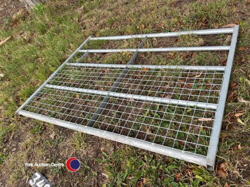 5ft galvanised half mesh field gate (new unused)