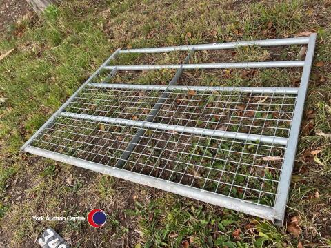 5ft galvanised half mesh field gate (new unused)