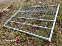 5ft galvanised half mesh field gate (new unused) - 2