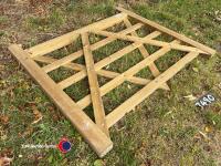 5ft wooden field gate - 2