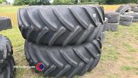 2 x 680-85-32 Mitas tyres on 10 stud wheels - 4