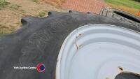 2 x 340-85-46 and 2 x 320-85-32 CASE rowcrop wheels - 3