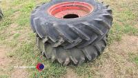 Pair of 14.9 R28 wheels - 5