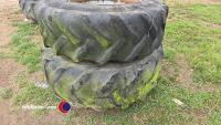 Stocks dual wheels 14.9-28, no clamps