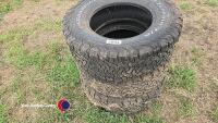 3 BF Goodrich A/T tyres, 245/70R16