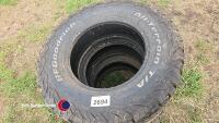3 BF Goodrich A/T tyres, 245/70R16 - 2