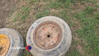 2 x 6.00 R/5 compact tractor wheels - 2