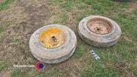 2 x 6.00 R/5 compact tractor wheels - 3