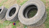 4 x 315/70/R22.5 Re-cut drive tyres - 2