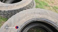 4 x 315/70/R22.5 Re-cut drive tyres - 3