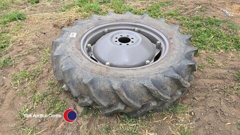 12.4R28 Goodyear Radial tire on Ferguson rim
