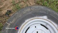 7.50-16 on a Ferguson rim, like new - 3