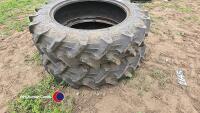 Pair of 11.2R28 tyres