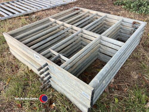 6 x 4ft galvanised gates