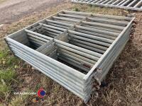 6 x 4ft galvanised gates - 2