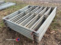 6 x 4ft galvanised gates - 3
