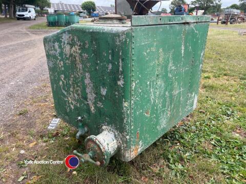 Galvanised water tank