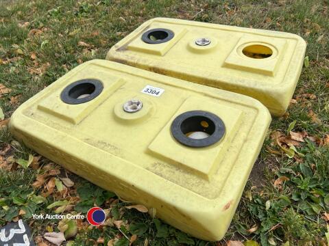 2 molasses sheep lick feeders