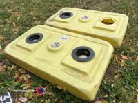 2 molasses sheep lick feeders