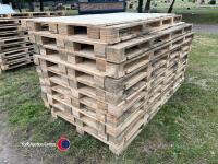 20 x large 8 x 4 pallets with ply top ideal for livestock barrier, lambing pens, cladding, splitting sheds